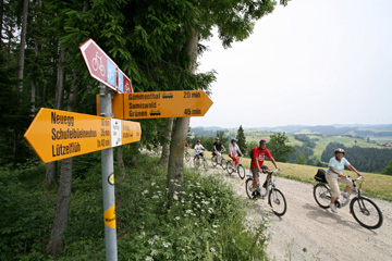 Herzroute - Die Velo-Erlebnis-Route im landschaftlichen Schlaraffenland der Schweiz